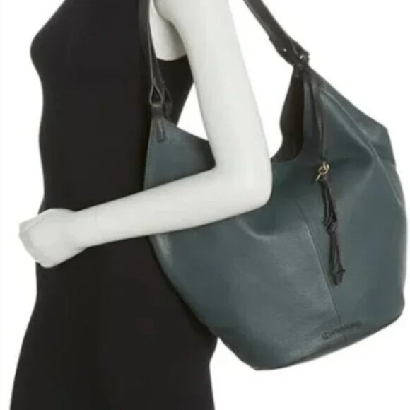 Lucky Brand Handbags - Lucky Brand Azbi Hobo Shoulder Bag in Scarab NWT